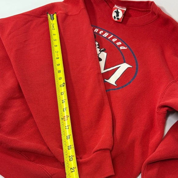 Vintage Dinseyland Mickey Mouse Crewneck Disney X-Large - Picture 8 of 10